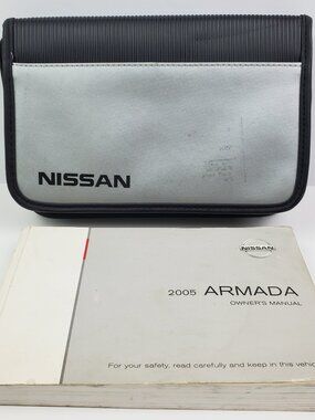 Nissan Armada 2005 Owner's Manual OEM Booklet Zippered Pouch Case (Read)